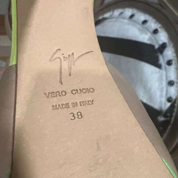 Giuseppe Zanotti tri color platform heel size 38 US 8 - Picture 11 of 12